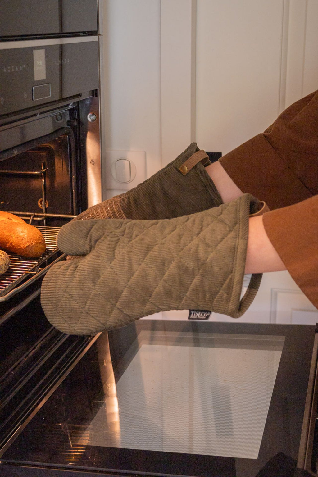 Tiseco Gants de Cuisine VELMAR - Vert Olive