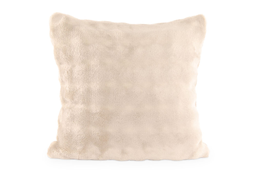 Tiseco - Coussin décoratif (rempli) WAVE - 45x45 cm, Ivoire - Lot de 2