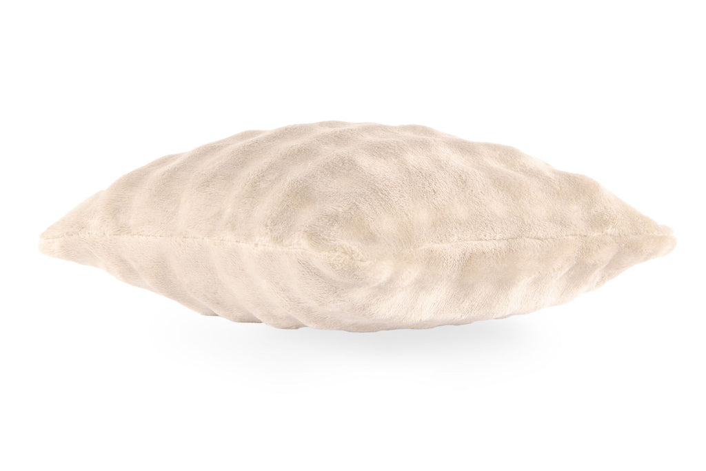 Tiseco - Coussin décoratif (rempli) WAVE - 45x45 cm, Ivoire - Lot de 2