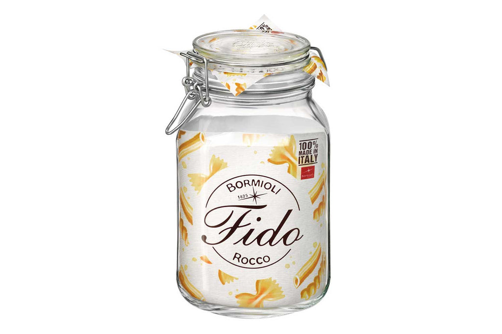 Bormioli Rocco Fido Klempot 2L Vierkant – Set van 6