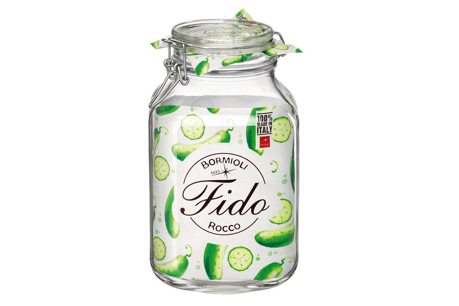 Bormioli Rocco Fido Klempot 3L Vierkant