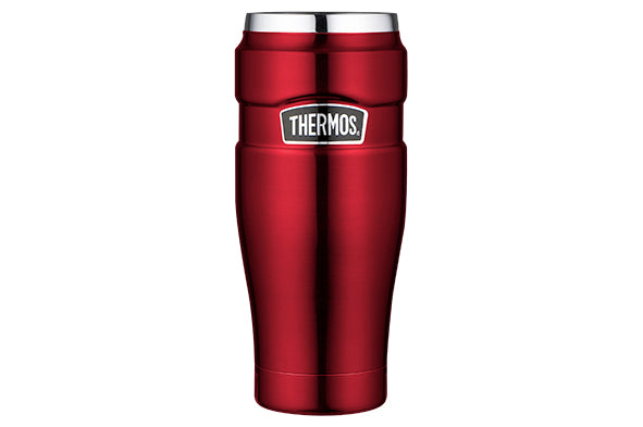 Mug de voyage Thermos King – 470 ml – Sans poignée – Rouge