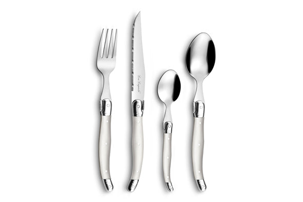 LOU LAGUIOLE - LOU LAG TRADITION 24-DELIG BESTEK PERLE