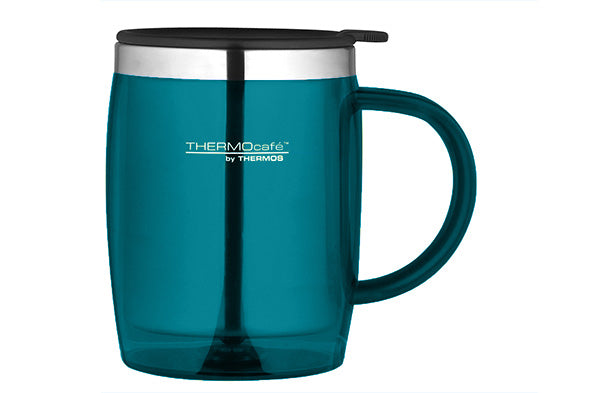 Thermos ThermoCafé Desk Mug – 450 ml – Lagoon Blauw – Geïsoleerde Drinkmok