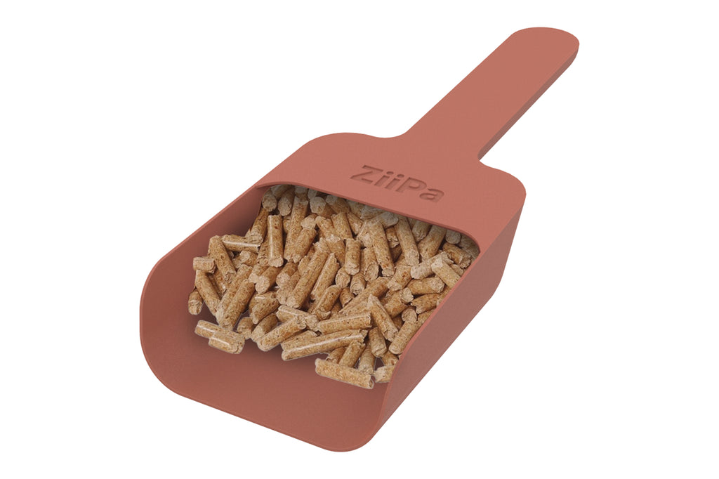 ZiiPa - MELFA PELLETS SHOVEL TERRACOTTA 17.5X7.5X3.5CM