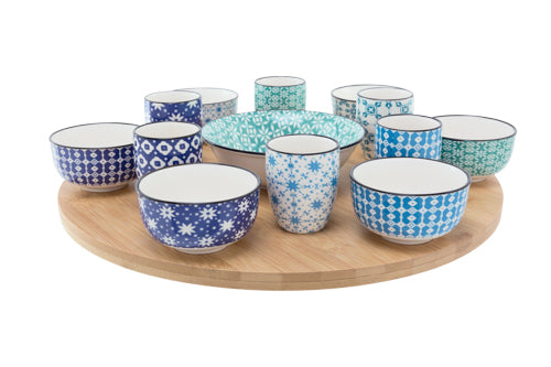 Cosy & Trendy Chloe draaischotel Bamboe Bowl - 14 delig