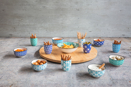 Cosy & Trendy Chloe draaischotel Bamboe Bowl - 14 delig