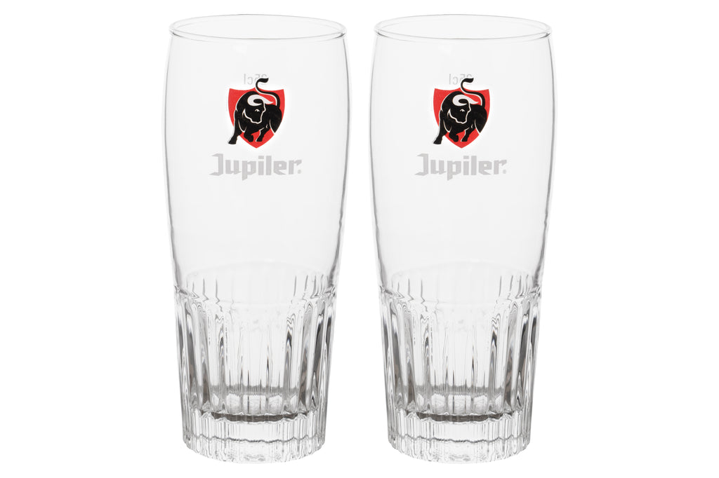 Jupiler glas 25 cl - Set van 2 stuks