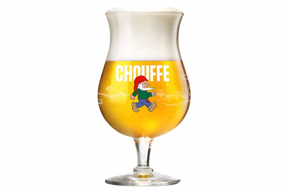 La Chouffe Bierglas 33 cl – Origineel La Chouffe Glas – Giftbox