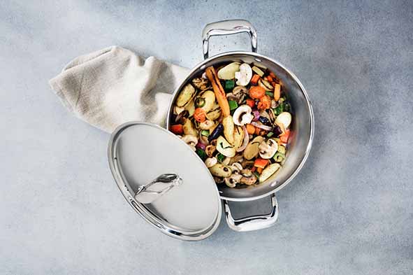 CLASSIC KOOKPOT D24CM 5.43L ROESTVRIJ STAAL ALLE VUREN