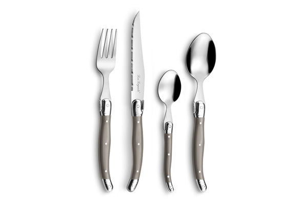 LOU LAGUIOLE - LOU LAG. TRADITION 24-DELIG BESTEK TAUPE