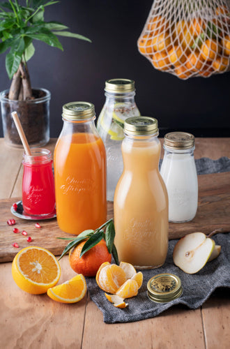 QUATTRO STAGIONI FLES MET DEKSEL 1L- SET VAN 12 STUKS