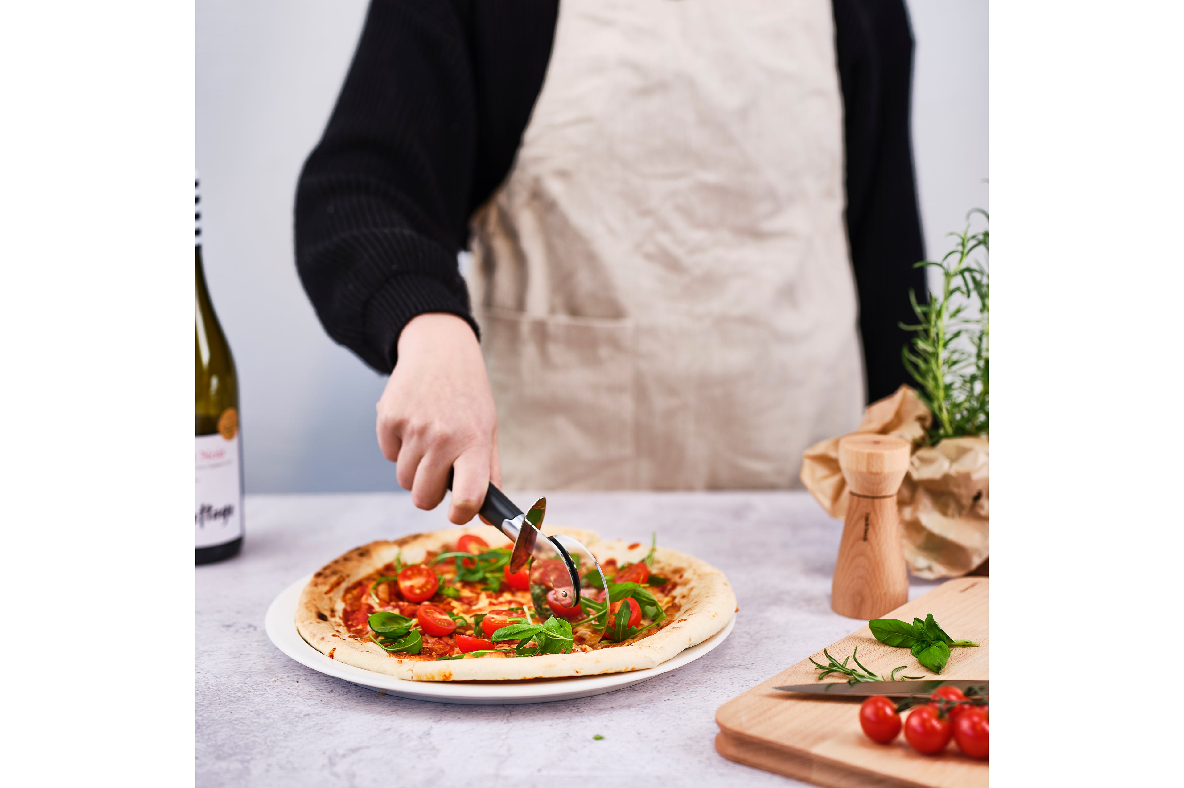 COSY&TRENDY - PIZZASNIJDER ROESTVRIJ STAAL