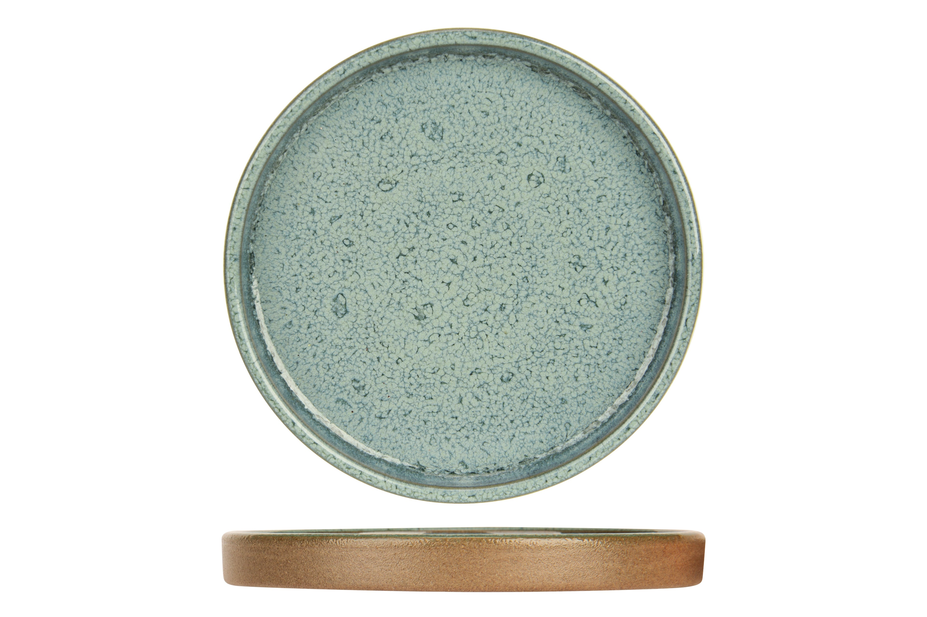 BASALT OCEAN GREEN MINI-BORDJE D9CM ONDERTAS DESIGN BY CHARLOTTE - Set van 6 stuks