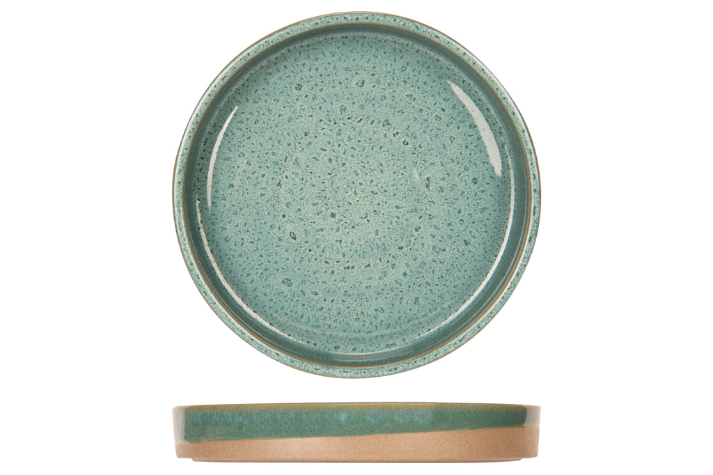 BASALT OCEAN GREEN KLEIN BORD D15CM DESIGN BY CHARLOTTE - Set van 6 stuks