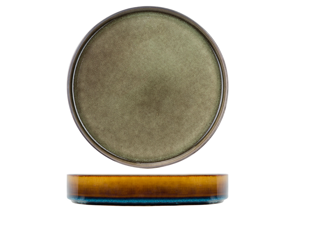 QUINTANA GREEN DIEP BORD D23XH4,3CM 1.23L - Set van 4 stuks