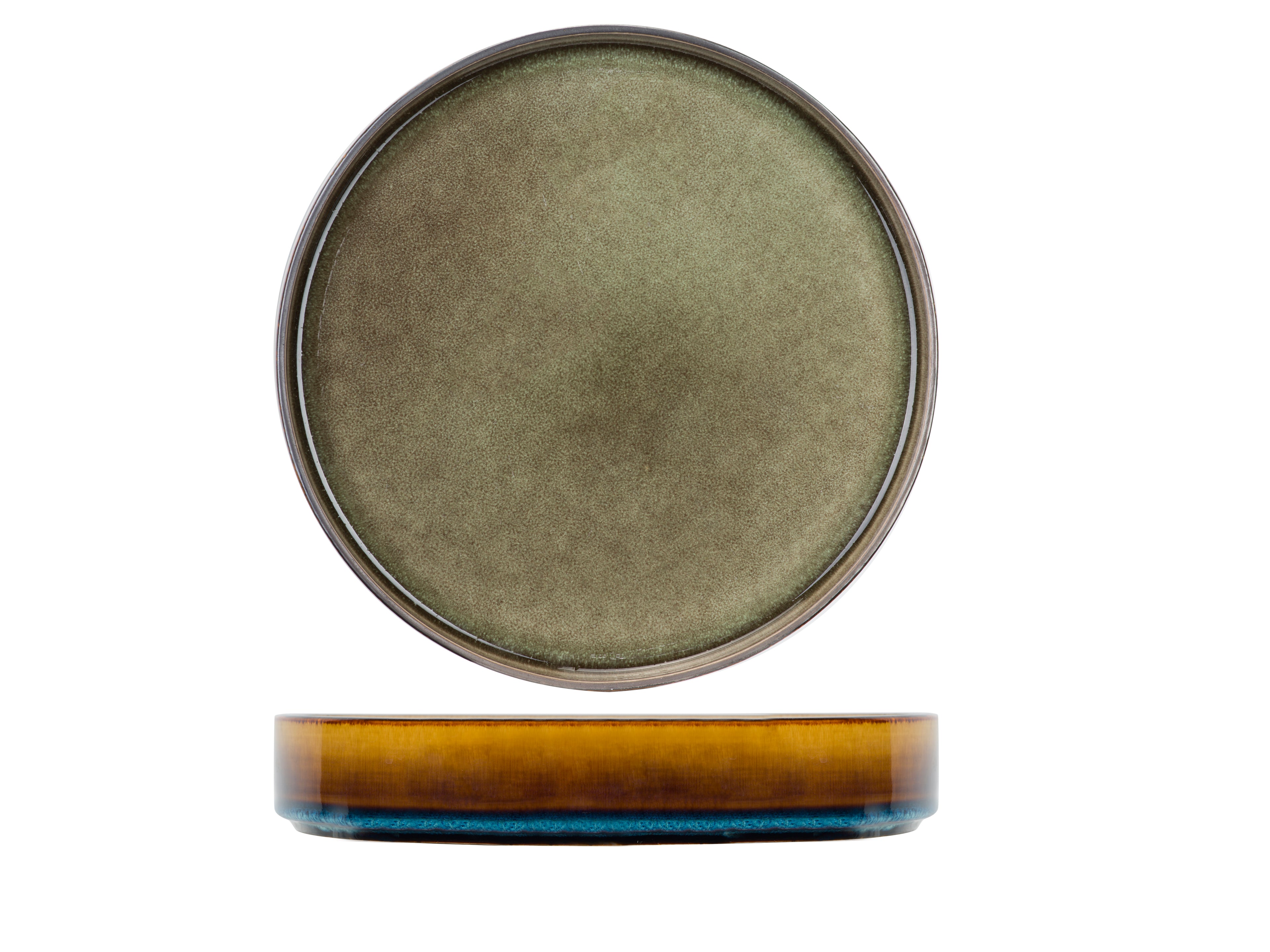 QUINTANA GREEN DIEP BORD D23XH4,3CM 1.23L - Set van 4 stuks