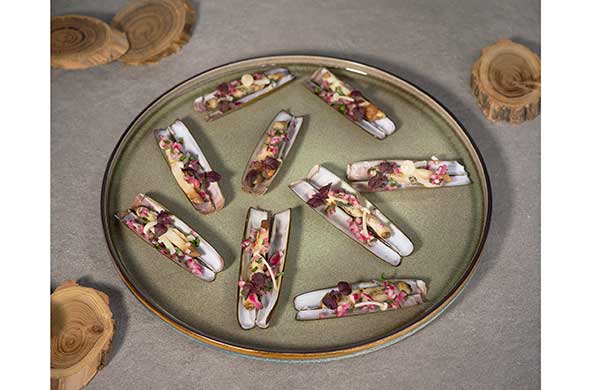 QUINTANA GREEN DIEP BORD D23XH4,3CM 1.23L - Set van 4 stuks