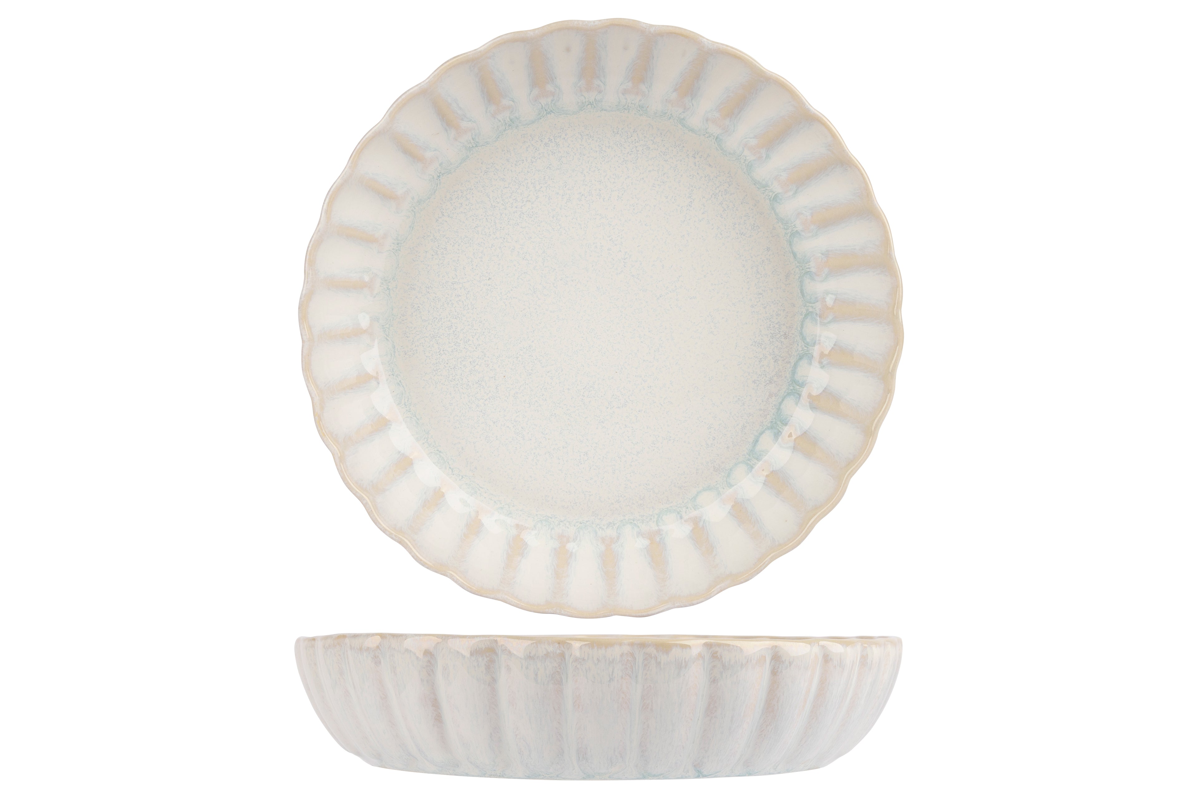 Cosy & Trendy Astera Pure Tiefer Teller 21 cm - 2er-Set