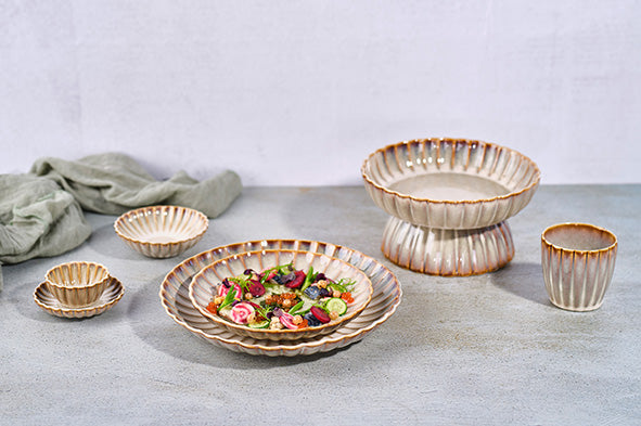 Cosy & Trendy Astera Pearl Plat à gâteau 32 cm