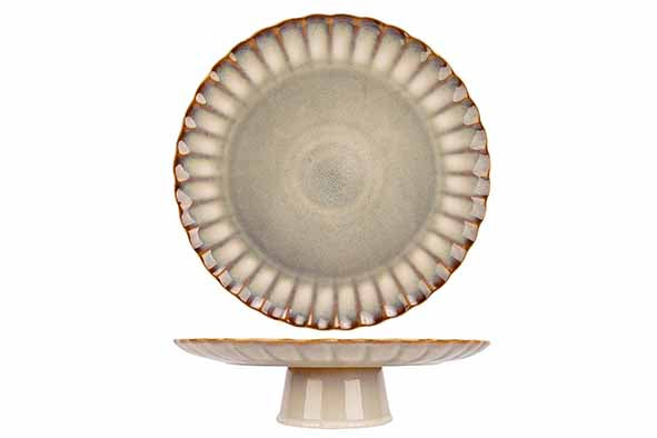 Cosy & Trendy Astera Pearl Plat à gâteau 32 cm