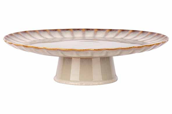 Cosy & Trendy Astera Pearl Plat à gâteau 32 cm