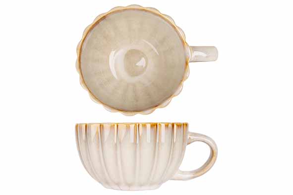 ASTERA PEARL TAS 45CL D12XH7CM MET OOR - SET VAN 6 STUKS