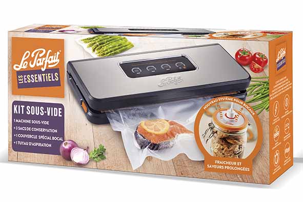 MACHINE SOUS VIDE INCL. 3 SACS ET 1 COUVERCLE POUR BOCAUX