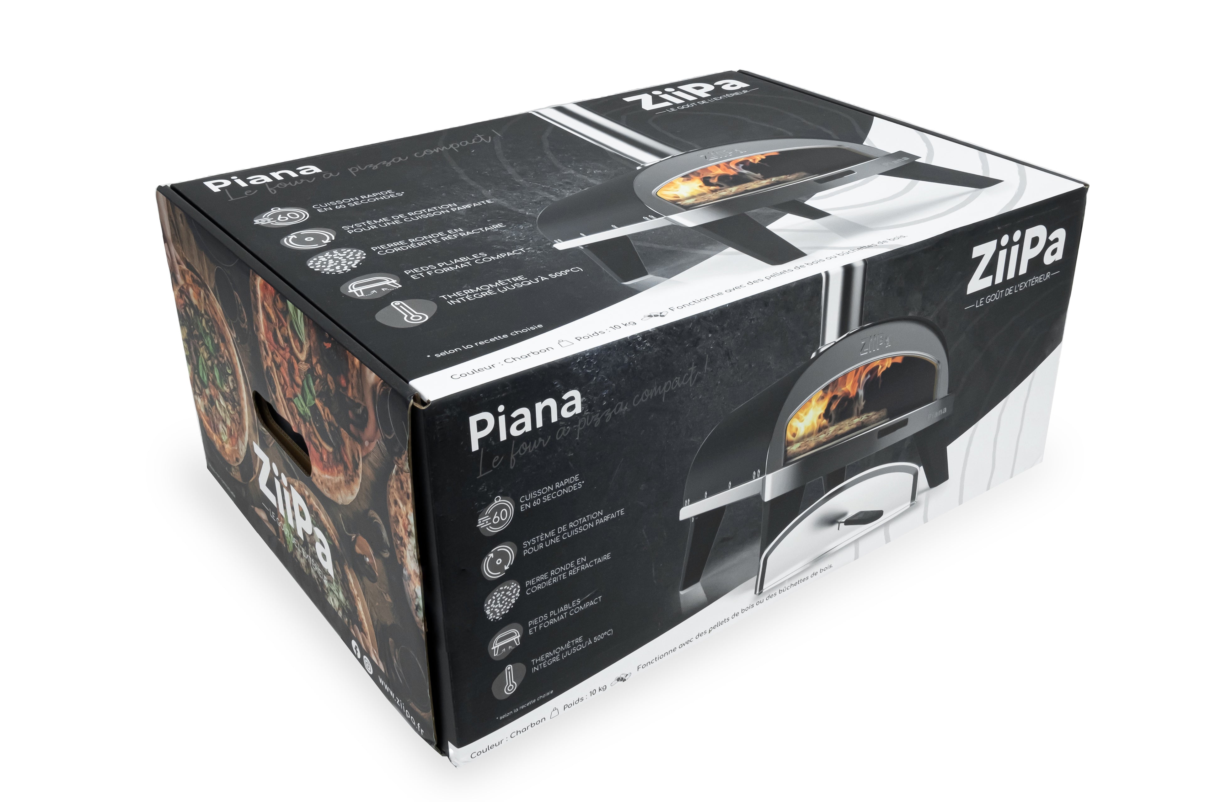 Four à pizza ZiiPa Piana - Anthracite - Granulés