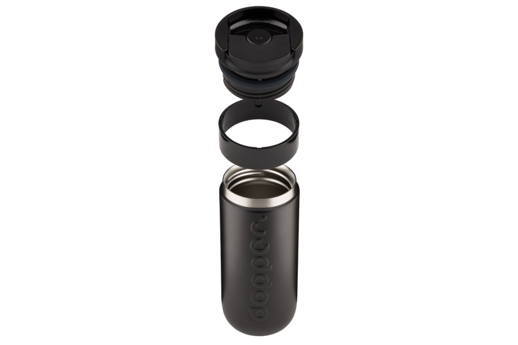 Dopper Travel Mug Blazing Black 400 ml