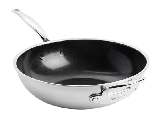 Wok GreenPan Premiere 30 cm – sans PFAS