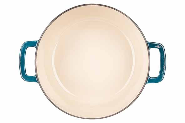 Cosy & Trendy Fontestic cast iron casserole 28 cm - 6.15 L with lid (Green Heron)