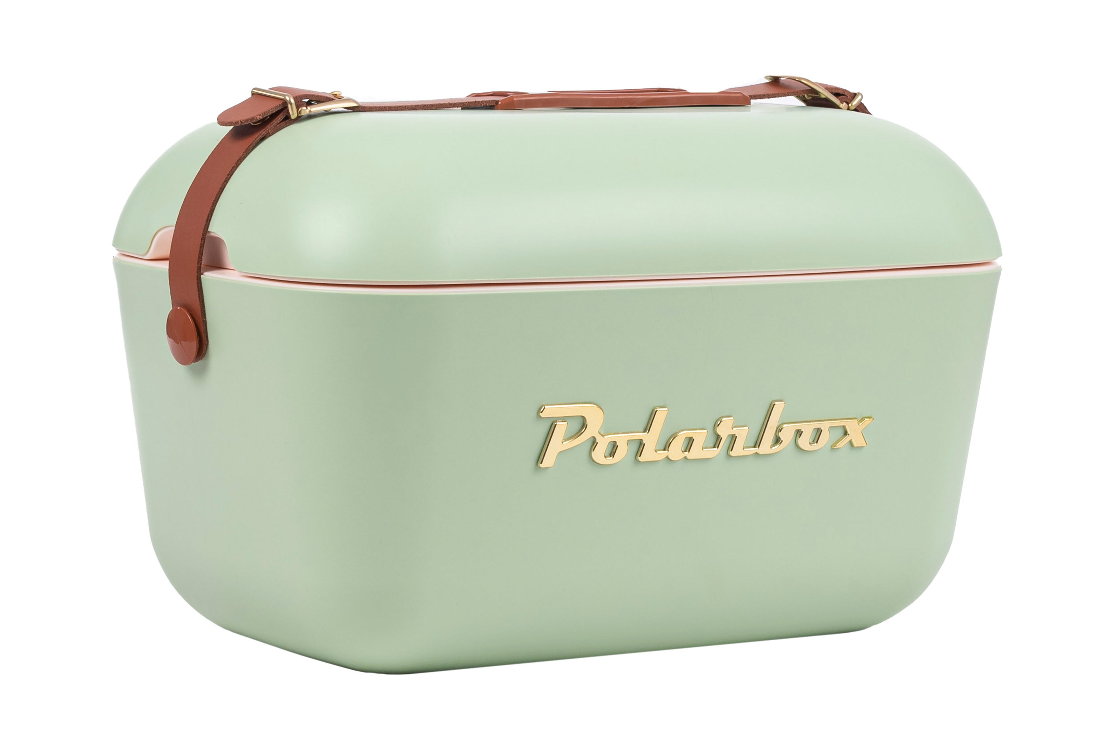 Polarbox cooler 12L - Olive Green - Gold