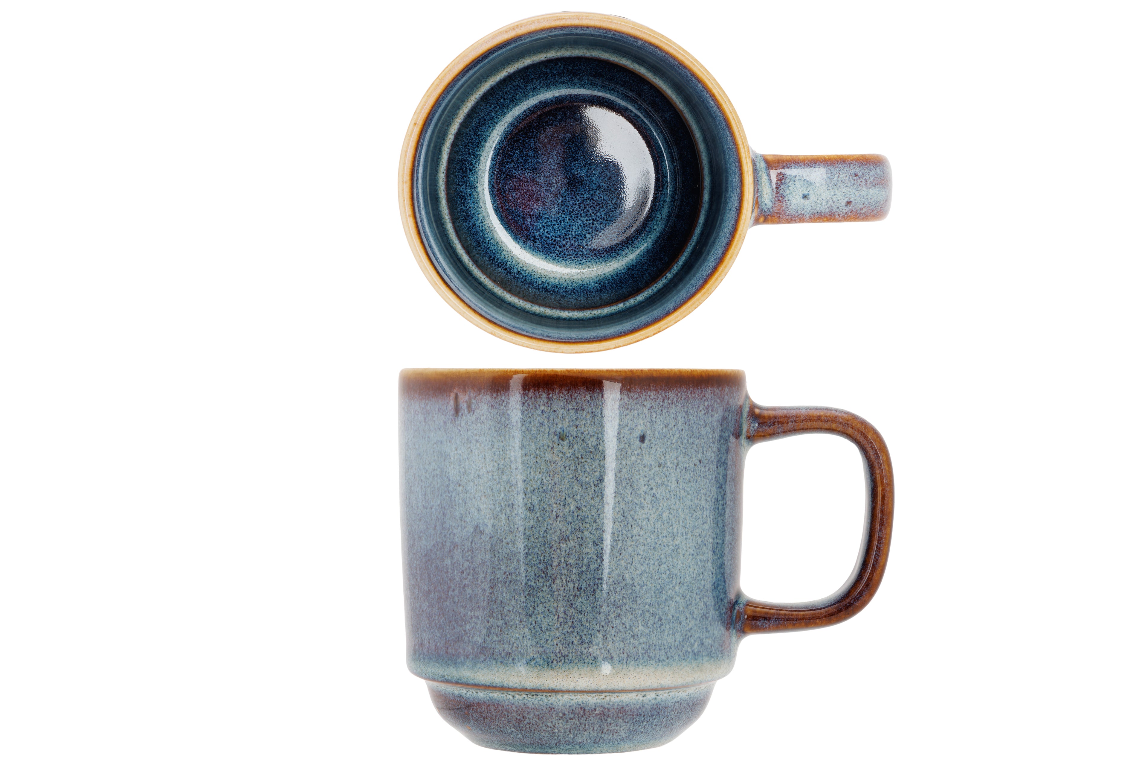 JADE INDIGO BEKER 30CL D8,5XH9,5CM - set van 6 stuks