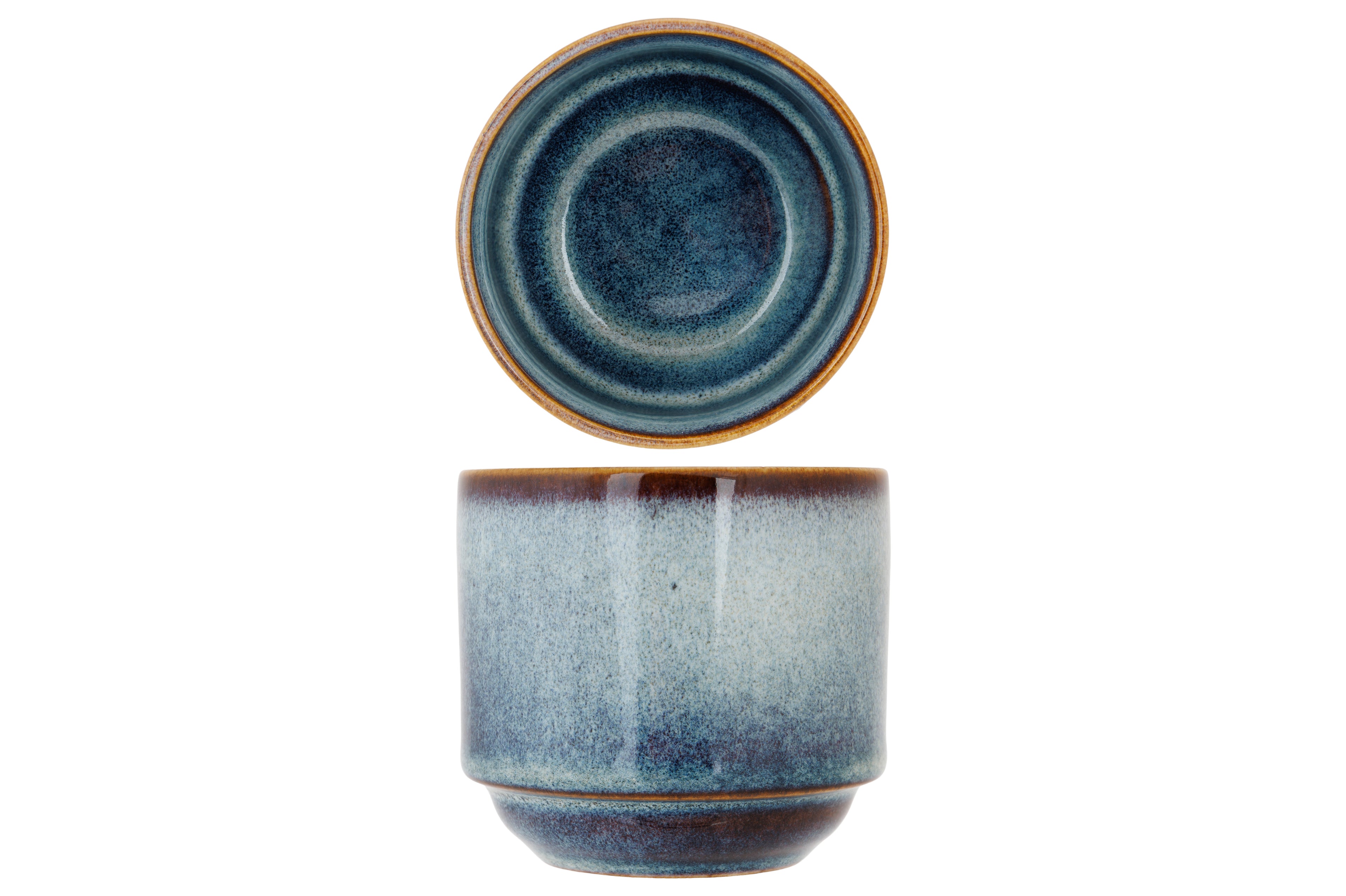 JADE INDIGO BEKER 25CL D8XH9CM ZONDER OOR - set van 12 stuks