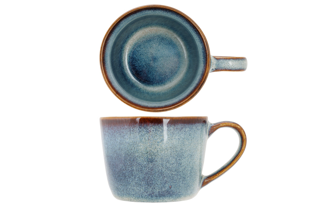 JADE INDIGO BEKER 20CL D8,5XH6,5CM - set van 6 stuks