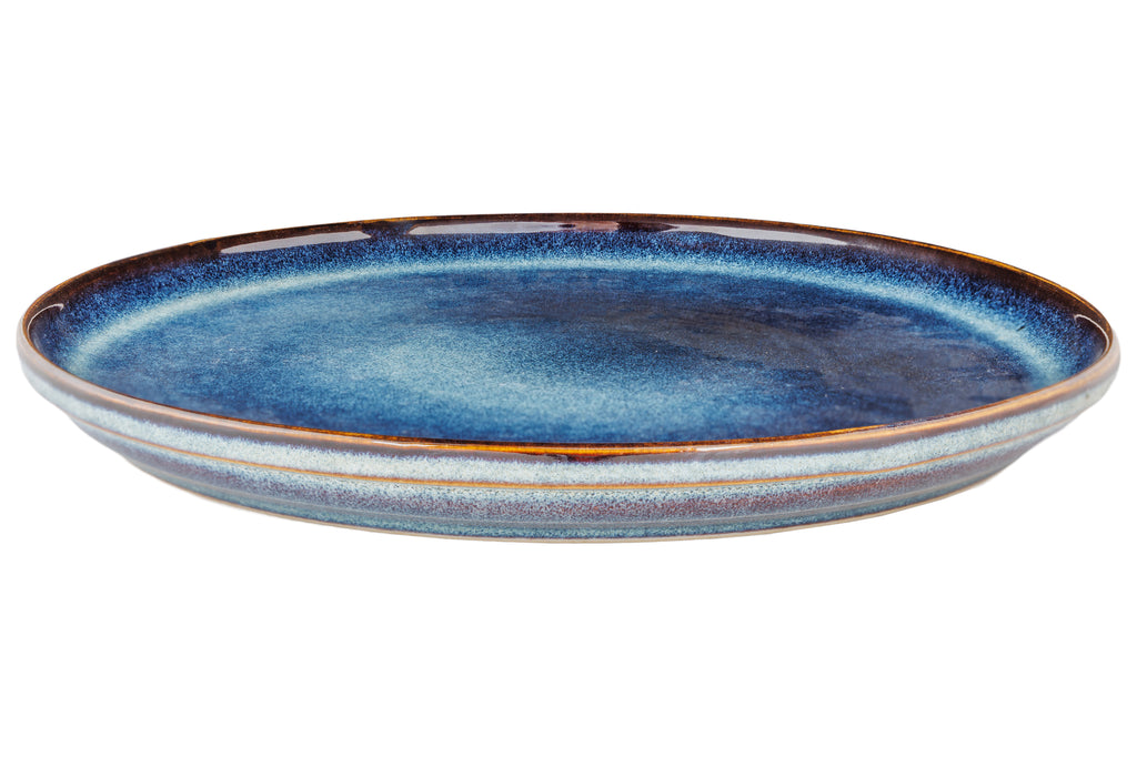 Cosy & Trendy Jade Indigo Flat plate 27 cm - Set of 4 pieces