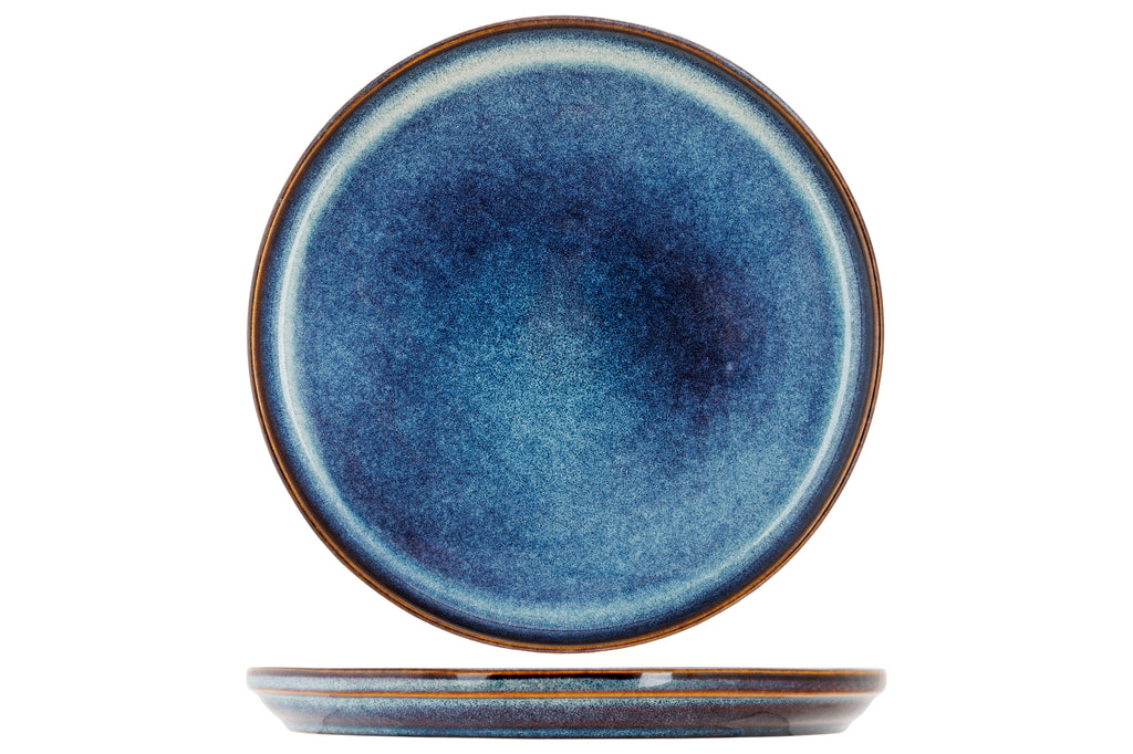 Cosy & Trendy Jade Indigo Dessert plate 22.5 cm - Set of 4 pieces