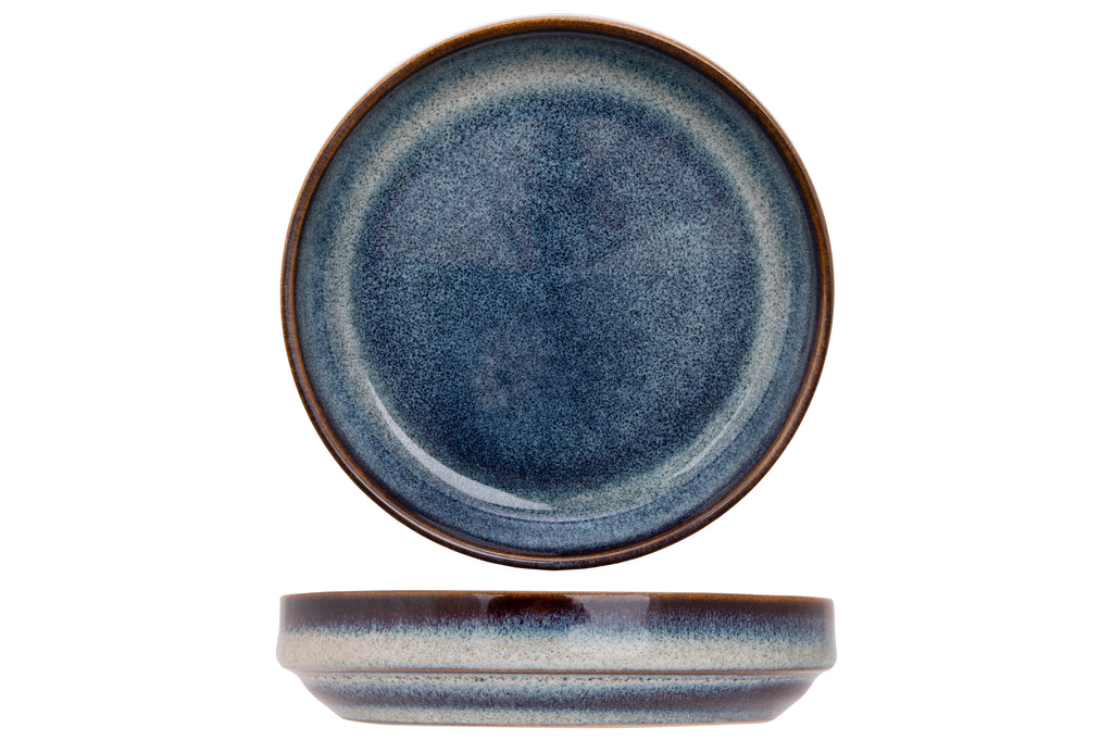 JADE INDIGO SCHAALTJE D11,5XH2,5CM - set van 6 stuks