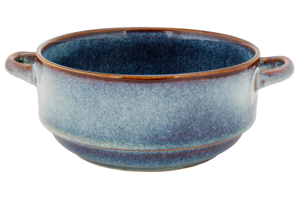 JADE INDIGO KOM 20X15XH7CM MET HANDVATEN - set van 4 stuks