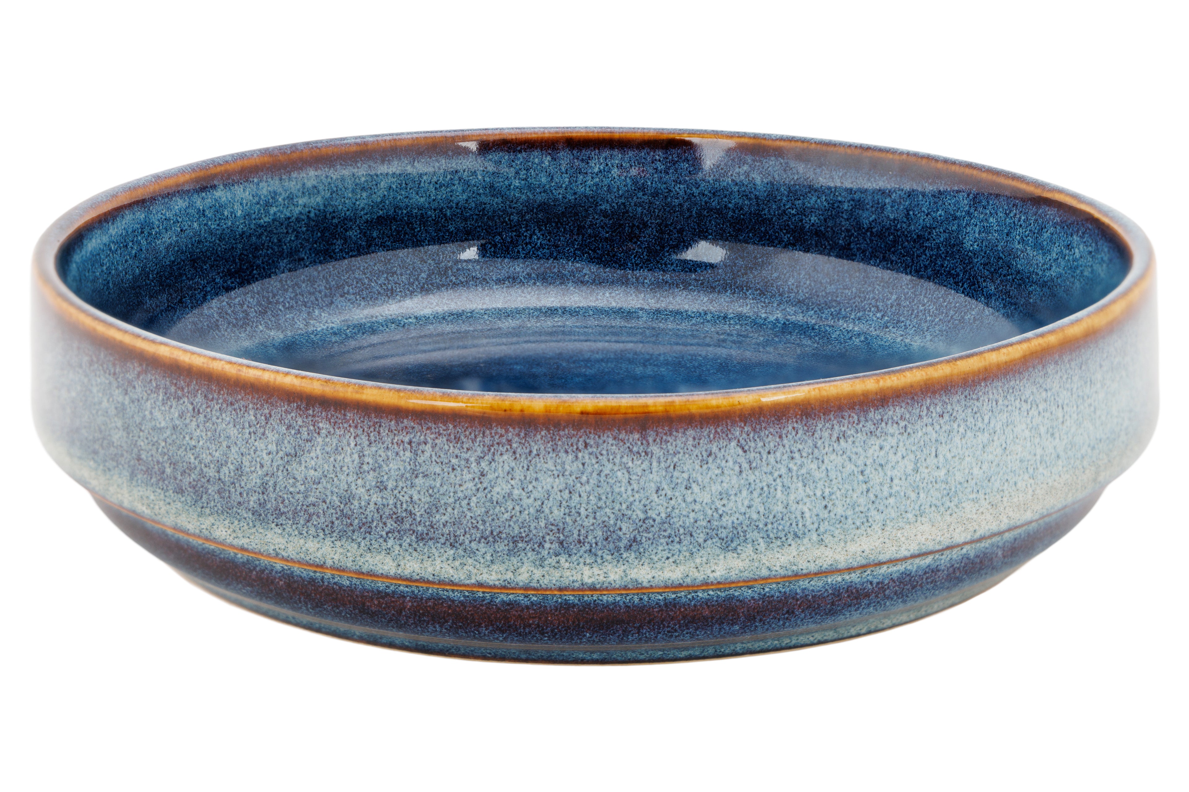 JADE INDIGO KOM D16,5XH4CM - set van 6 stuks