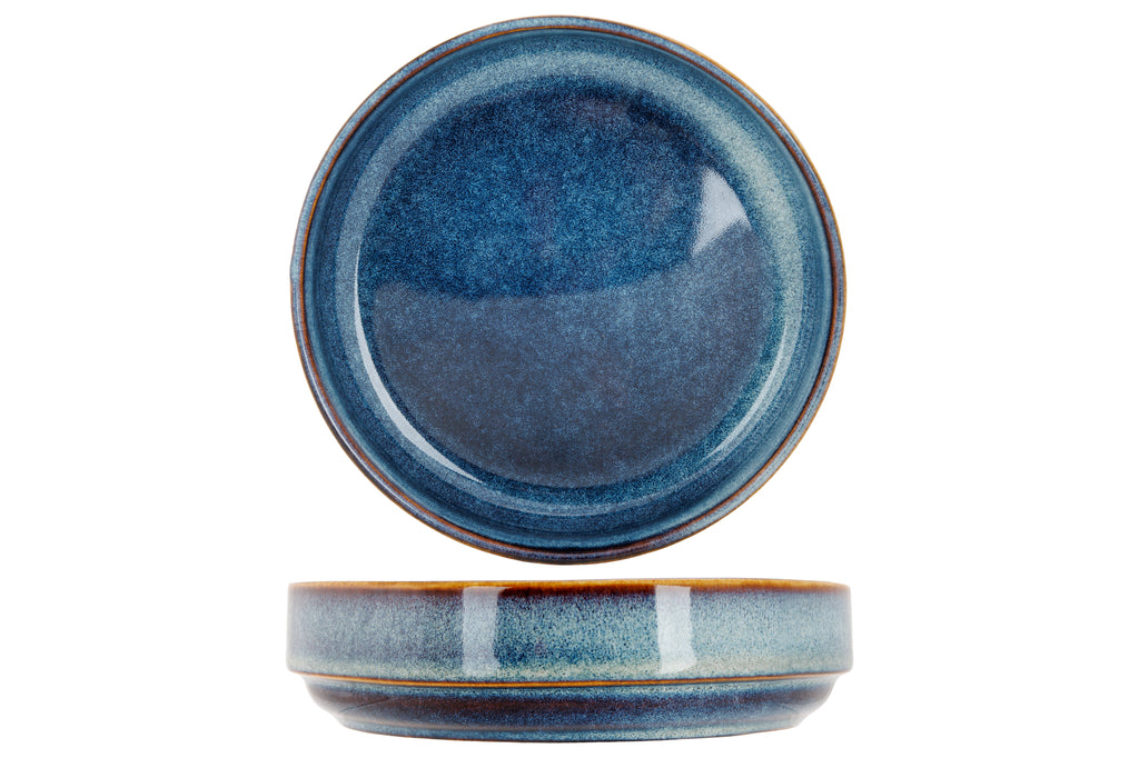 JADE INDIGO KOM D16,5XH4CM - set van 6 stuks