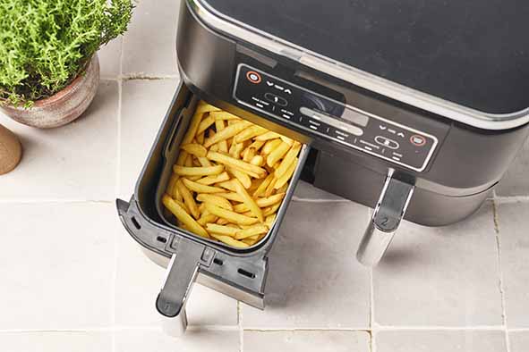 MANDJE AIRFRYER SILICONE 20X13,5XH9CM