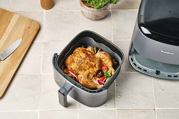 MANDJE AIRFRYER SILICONE 22X21XH7,5CM