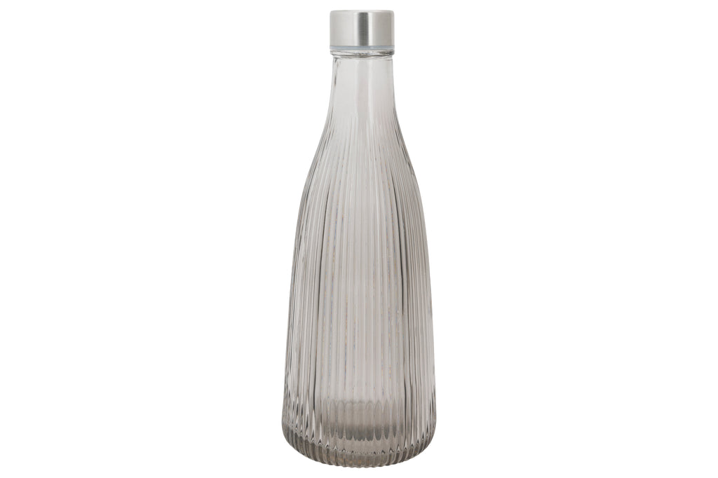ATLA GLAZEN FLES 1L MET DEKSEL - SMOKEY GREY