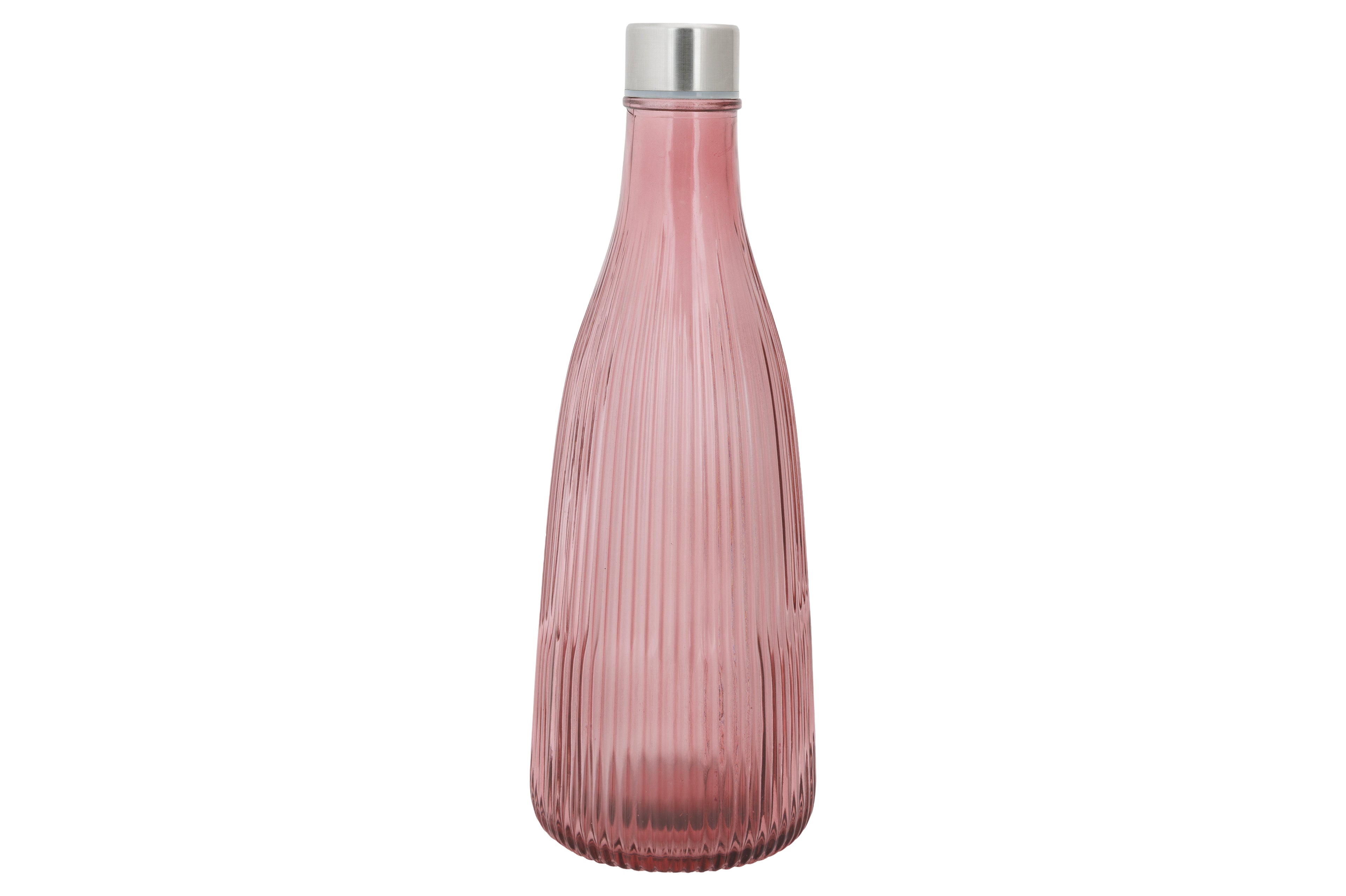 ATLA GLAZEN FLES 1L MET DEKSEL - DEEP MAROON