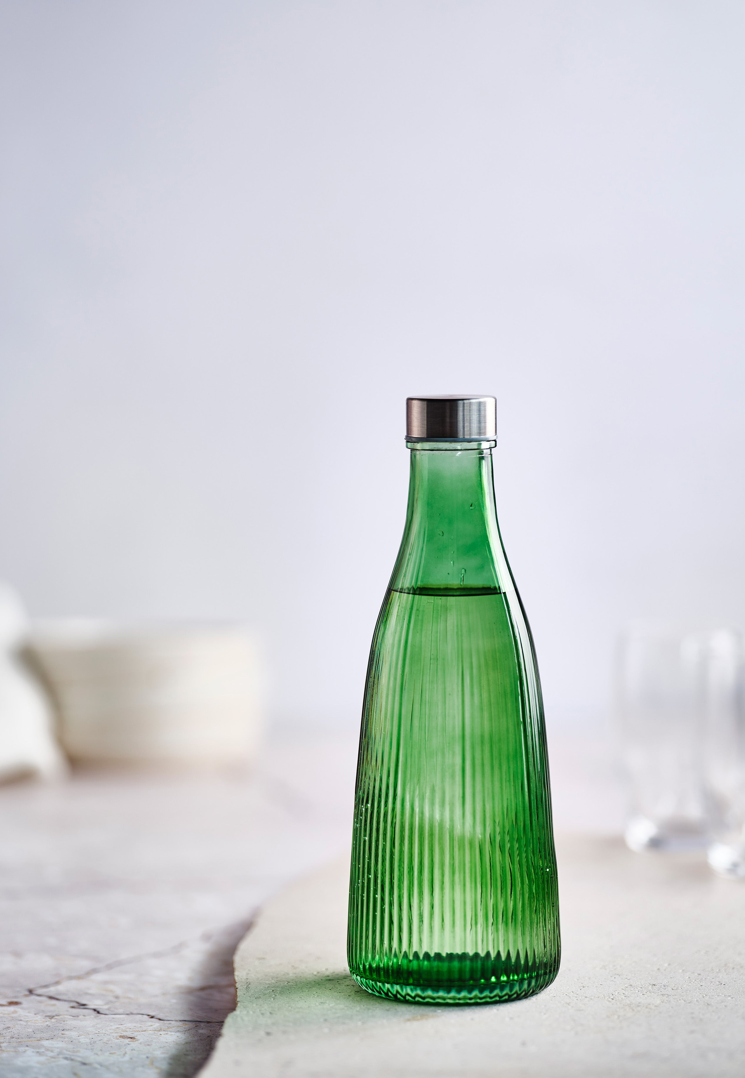 ATLA GLAZEN FLES 1L MET DEKSEL - THYME GREEN