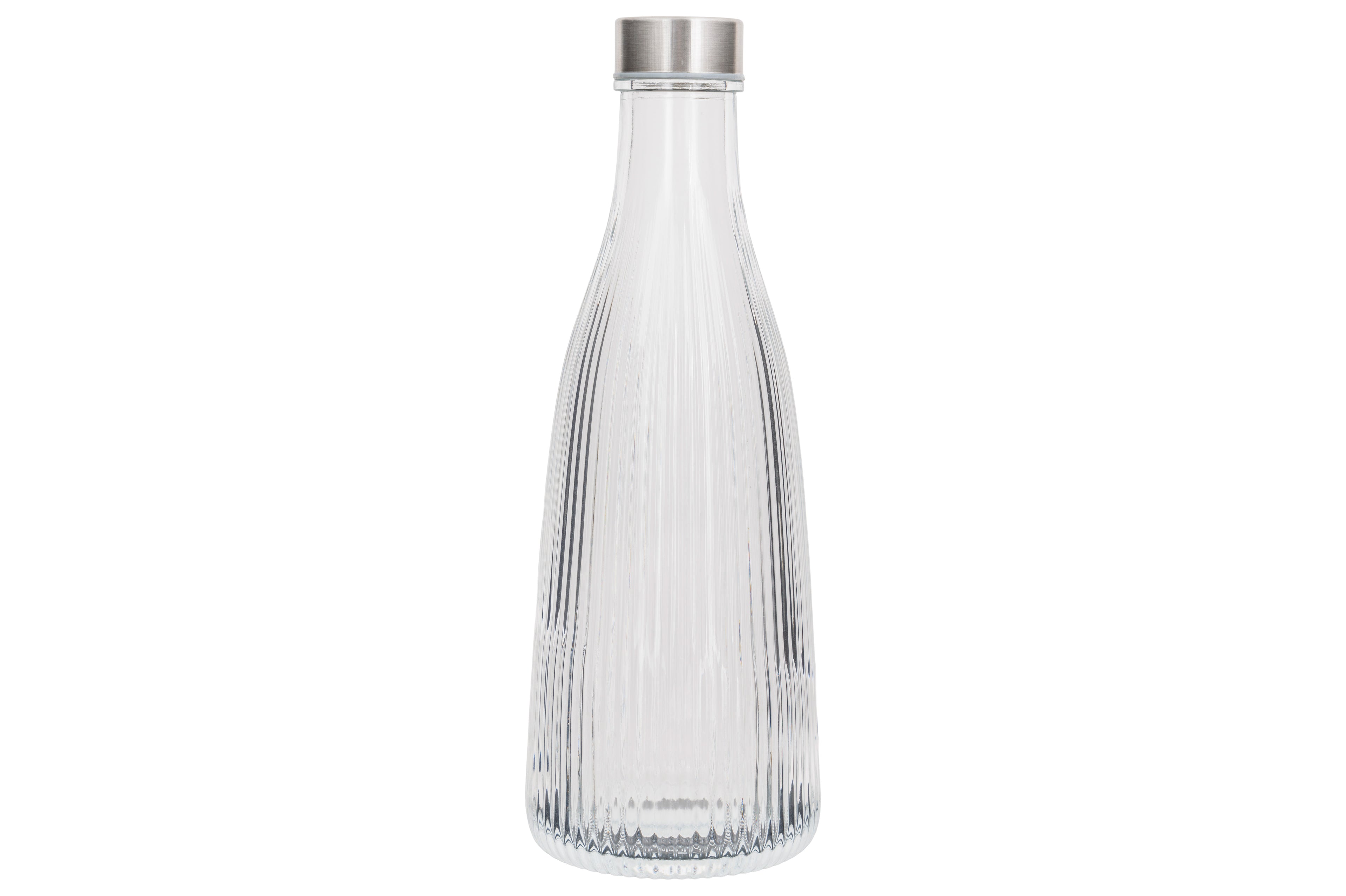 ATLA GLAZEN FLES 1L MET DEKSEL - NATURAL TRANSLUCENT