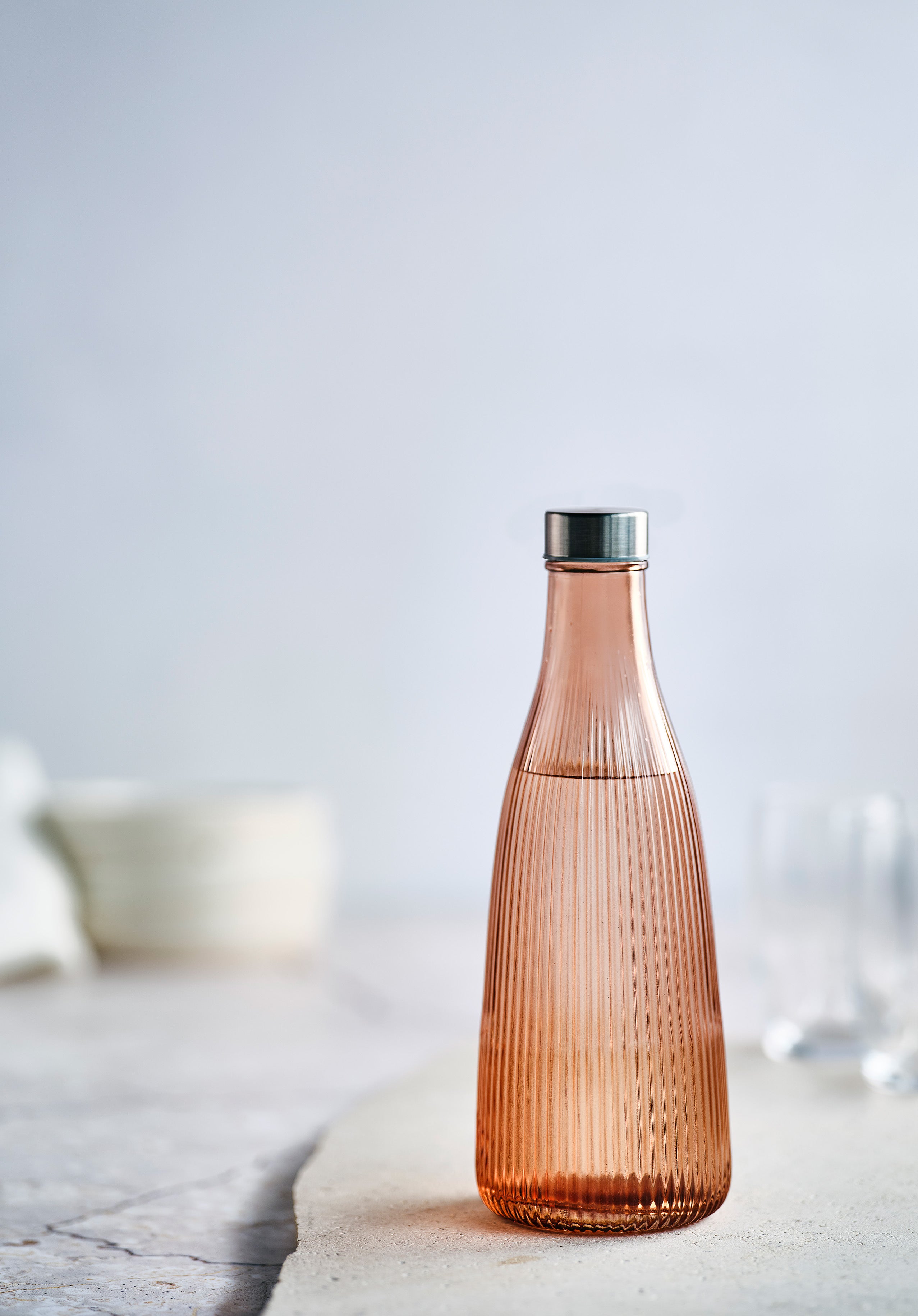 ATLA GLAZEN FLES 1L MET DEKSEL - INTENSE BRONZE