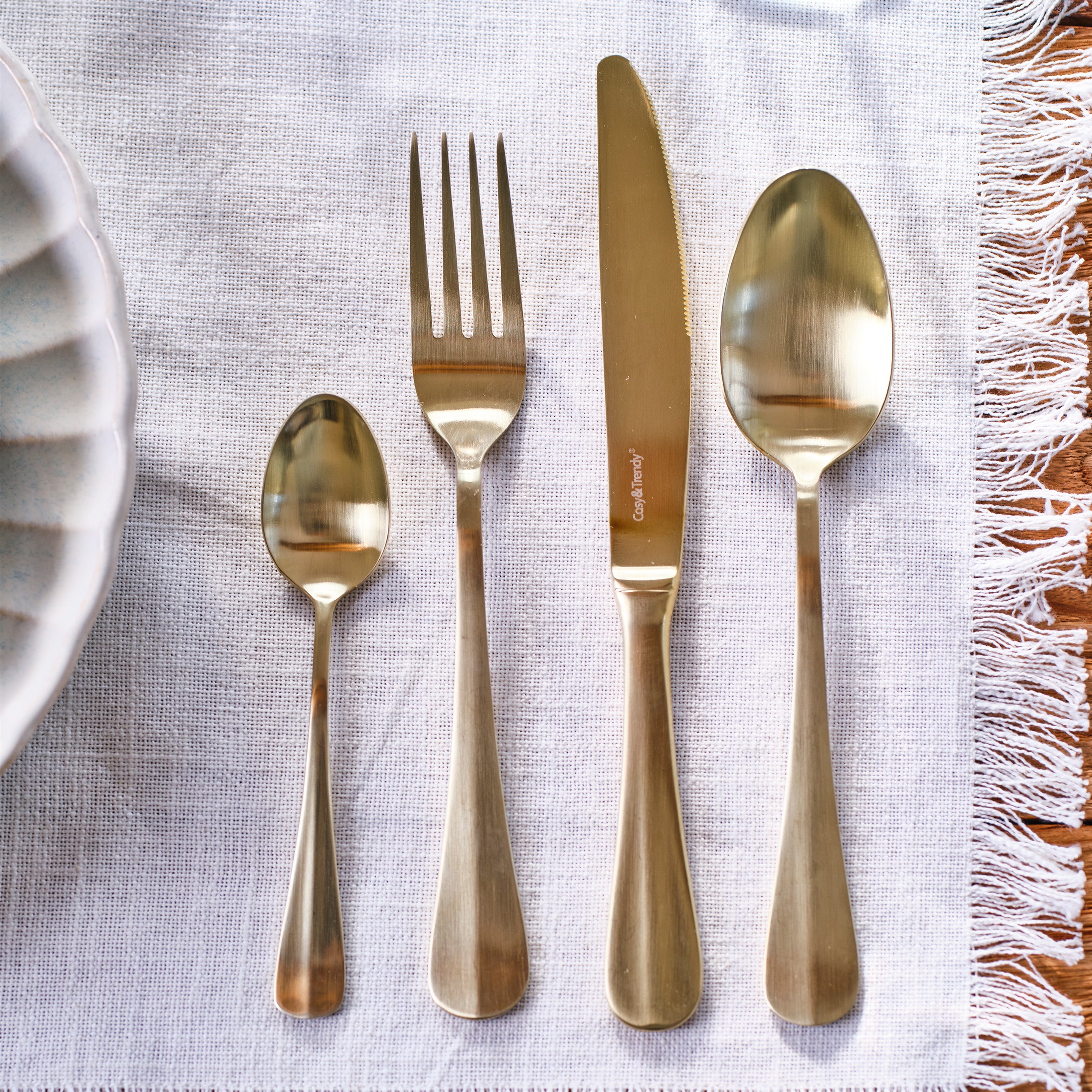 COSY&TRENDY - EVA BESTEKSET 24PCS MATT CHAMPAGNE 18/0